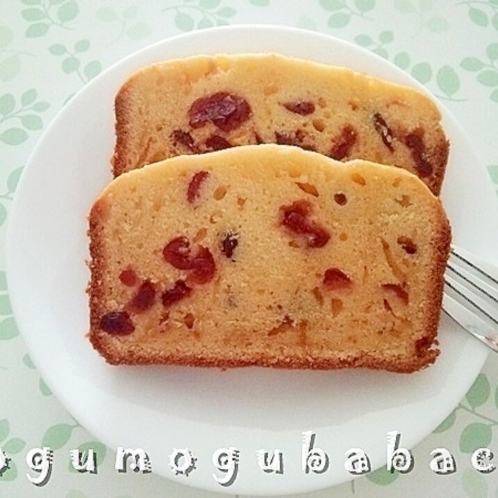 Hbで作る クランベリーケーキ レシピ 作り方 By もぐもぐばばち 楽天レシピ